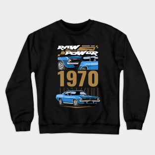 1970 Hemi Cuda Car Crewneck Sweatshirt